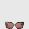 Lunettes de soleil épaisses à logo Lunettes de soleil épaisses à logo