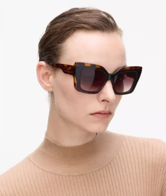 Lunettes de soleil épaisses à logo