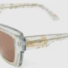 Lunettes de soleil épaisses à logo Lunettes de soleil épaisses à logo