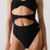 MAILLOT DE BAIN BANDEAU CÔTELÉ MAILLOT DE BAIN BANDEAU CÔTELÉ