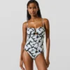 Maillot de bain imprimé éventail