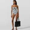 Maillot de bain imprimé éventail