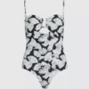 Maillot de bain imprimé éventail