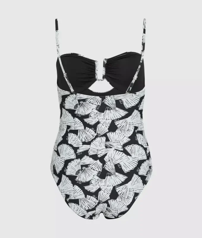 Maillot de bain imprimé éventail