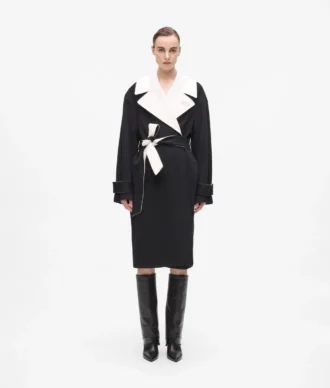 Manteau classique en laine