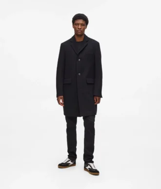 Manteau en laine mélangée