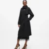Manteau long ceinturé Manteau long ceinturé