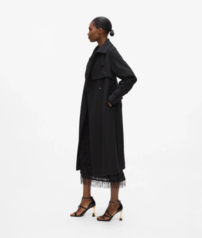 Manteau long ceinturé Manteau long ceinturé