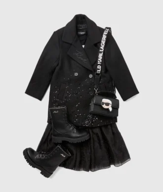 Manteau à paillettes pour fille
