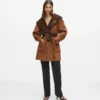 Manteau réversible en laine mélangée Manteau réversible en laine mélangée