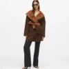 Manteau réversible en laine mélangée Manteau réversible en laine mélangée