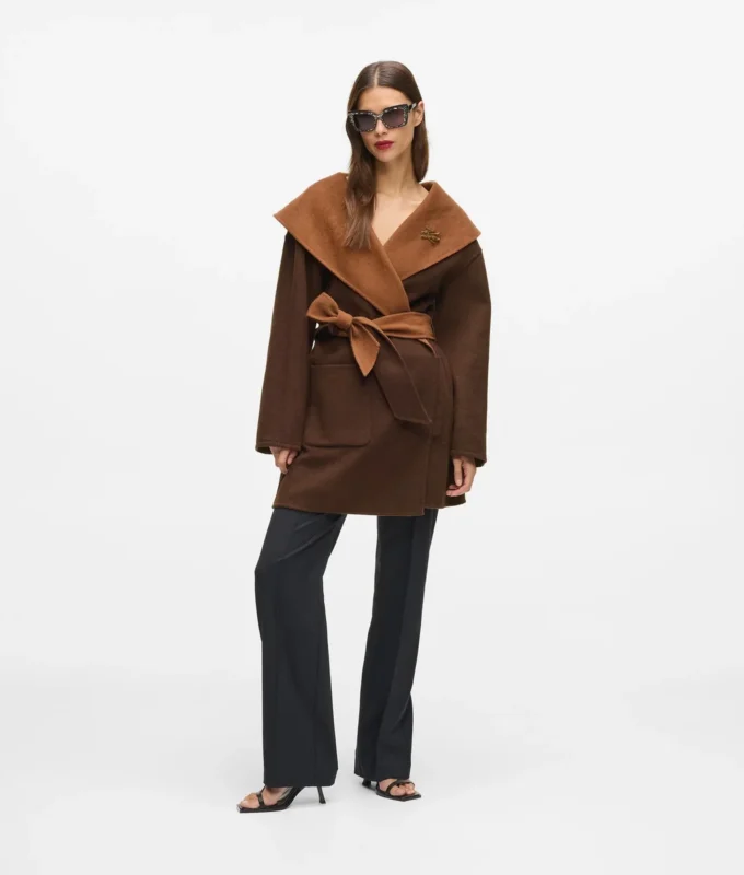 Manteau réversible en laine mélangée Manteau réversible en laine mélangée