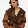 Manteau réversible en laine mélangée Manteau réversible en laine mélangée