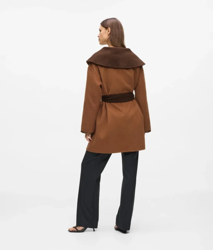 Manteau réversible en laine mélangée Manteau réversible en laine mélangée
