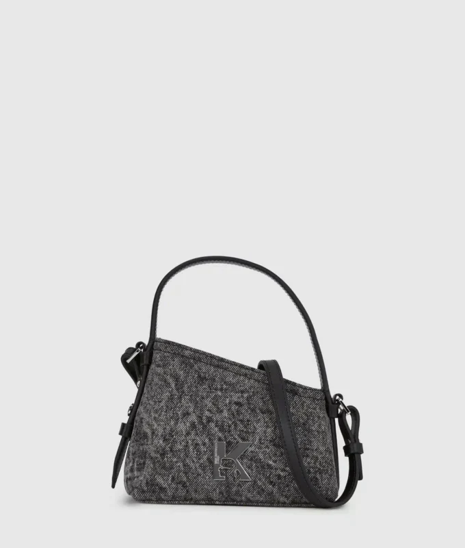 Mini sac à bandoulière en denim Geo Mini sac à bandoulière en denim Geo