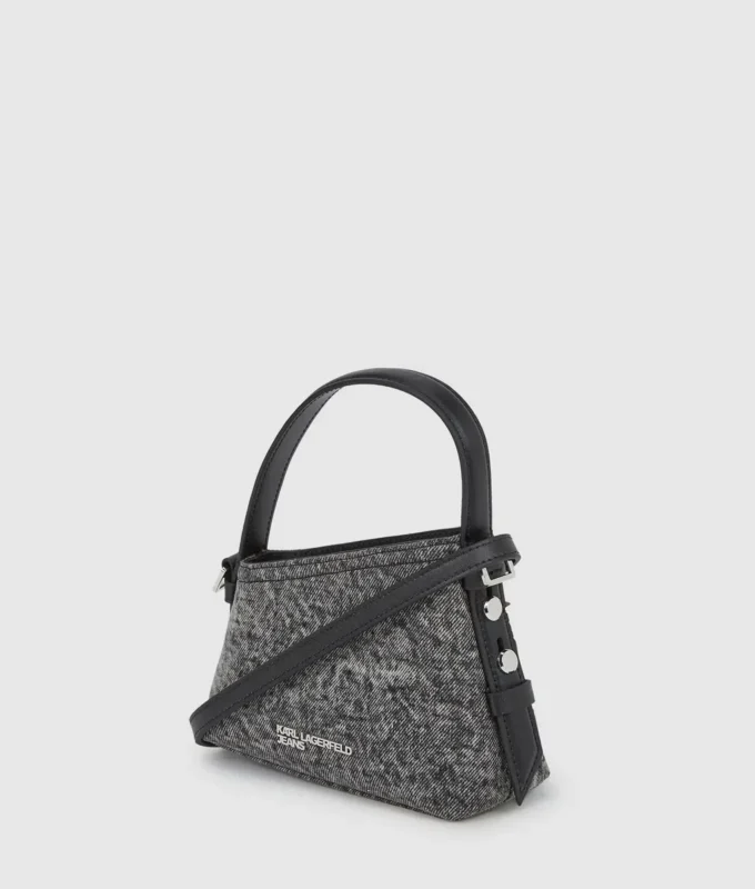 Mini sac à bandoulière en denim Geo Mini sac à bandoulière en denim Geo