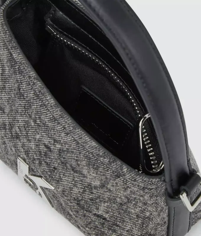 Mini sac à bandoulière en denim Geo Mini sac à bandoulière en denim Geo
