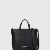 Mini sac cabas avec logo métallique Mini sac cabas avec logo métallique
