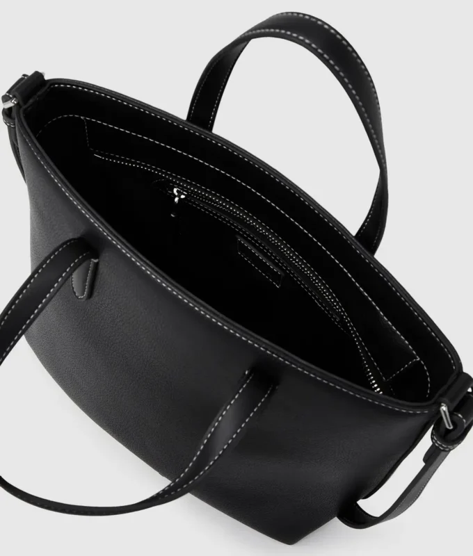 Mini sac cabas avec logo métallique Mini sac cabas avec logo métallique