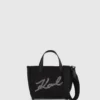 Mini sac cabas K/Signature en strass Mini sac cabas K/Signature en strass
