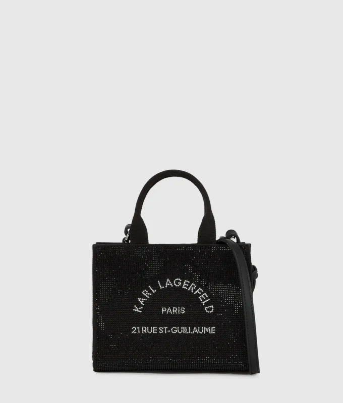 Mini sac cabas Rue St-Guillaume en strass Mini sac cabas Rue St-Guillaume en strass