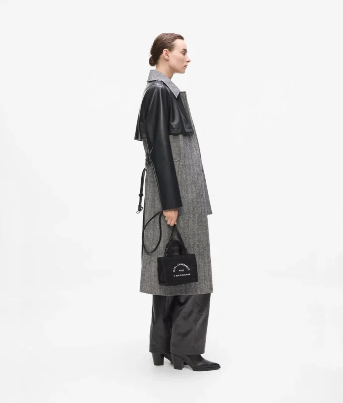 Mini sac fourre-tout en peau lainée Rue St-Guillaume Mini sac fourre-tout en peau lainée Rue St-Guillaume
