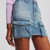MINIJUPE UTILITAIRE EN DENIM MINIJUPE UTILITAIRE EN DENIM