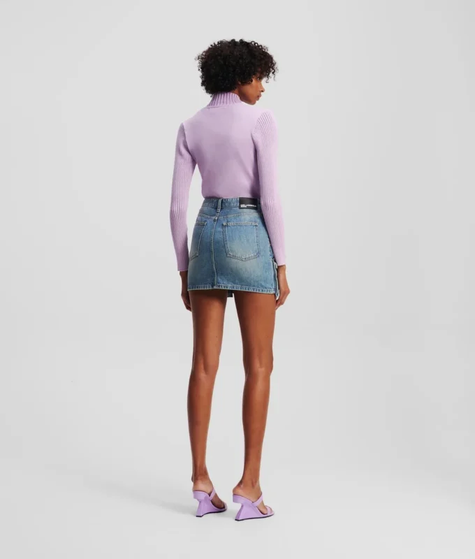 MINIJUPE UTILITAIRE EN DENIM MINIJUPE UTILITAIRE EN DENIM