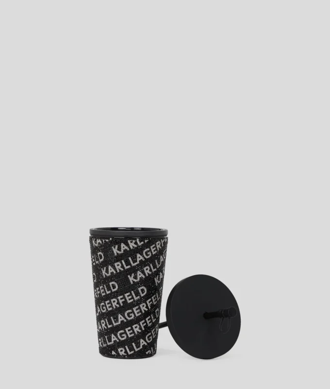 MUG À EMPORTER AVEC LOGO EN STRASS MUG À EMPORTER AVEC LOGO EN STRASS