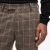 Pantalon ajusté à carreaux Pantalon ajusté à carreaux