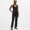Pantalon ajusté en laine mélangée Pantalon ajusté en laine mélangée