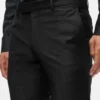 Pantalon ajusté en laine mélangée Pantalon ajusté en laine mélangée