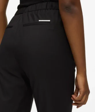 Pantalon ajusté en laine mélangée