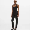Pantalon ajusté en laine mélangée Pantalon ajusté en laine mélangée