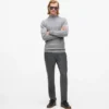 Pantalon ajusté à jambes droites