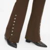 Pantalon à boutons-pression