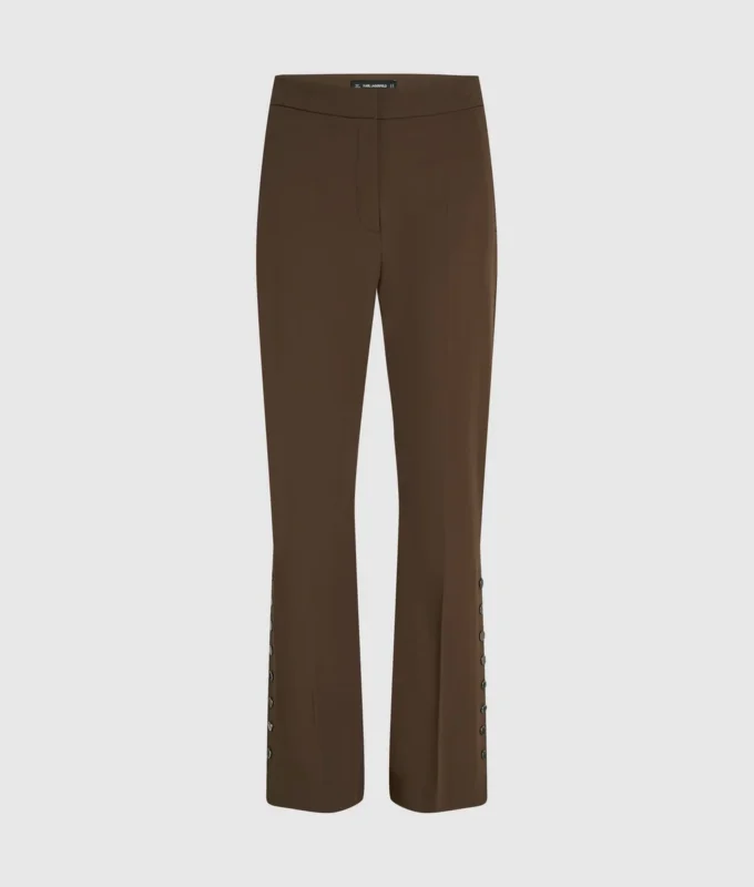 Pantalon à boutons-pression