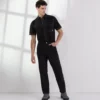 PANTALON À COUTURES CONTRASTÉES