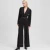 PANTALON À COUTURES CONTRASTÉES