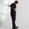 PANTALON À COUTURES CONTRASTÉES
