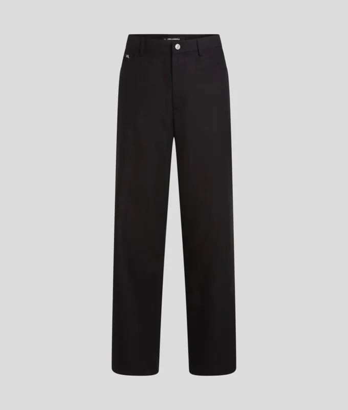 PANTALON À COUTURES CONTRASTÉES