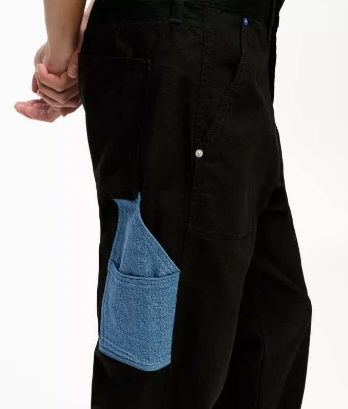 Pantalon de charpentier à poches en denim Pantalon de charpentier à poches en denim
