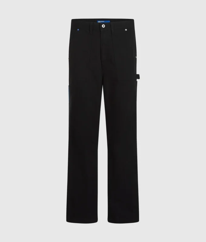 Pantalon de charpentier à poches en denim Pantalon de charpentier à poches en denim