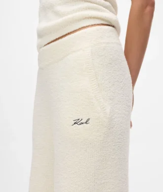 Pantalon de détente en molleton signature