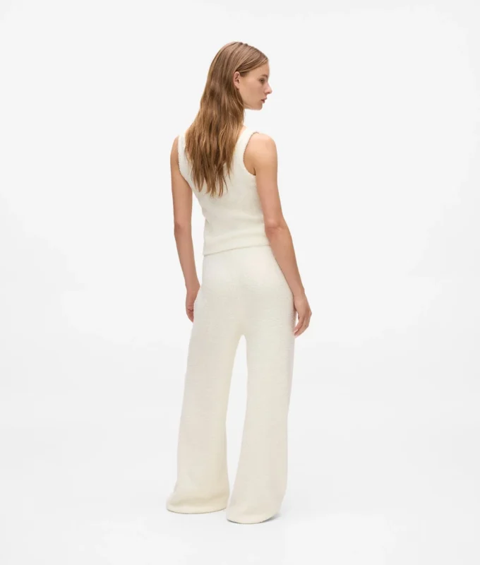 Pantalon de détente en molleton signature Pantalon de détente en molleton signature