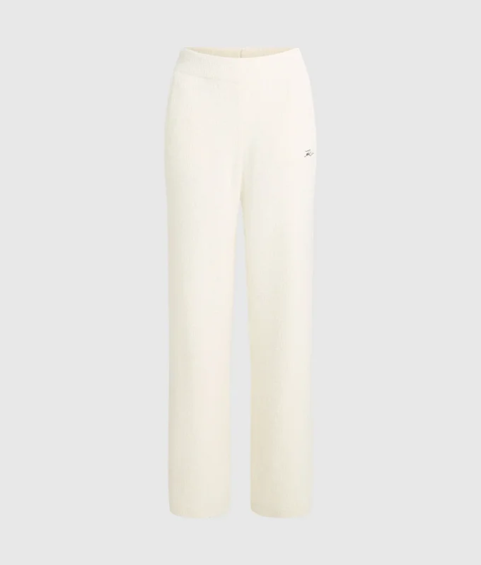 Pantalon de détente en molleton signature Pantalon de détente en molleton signature