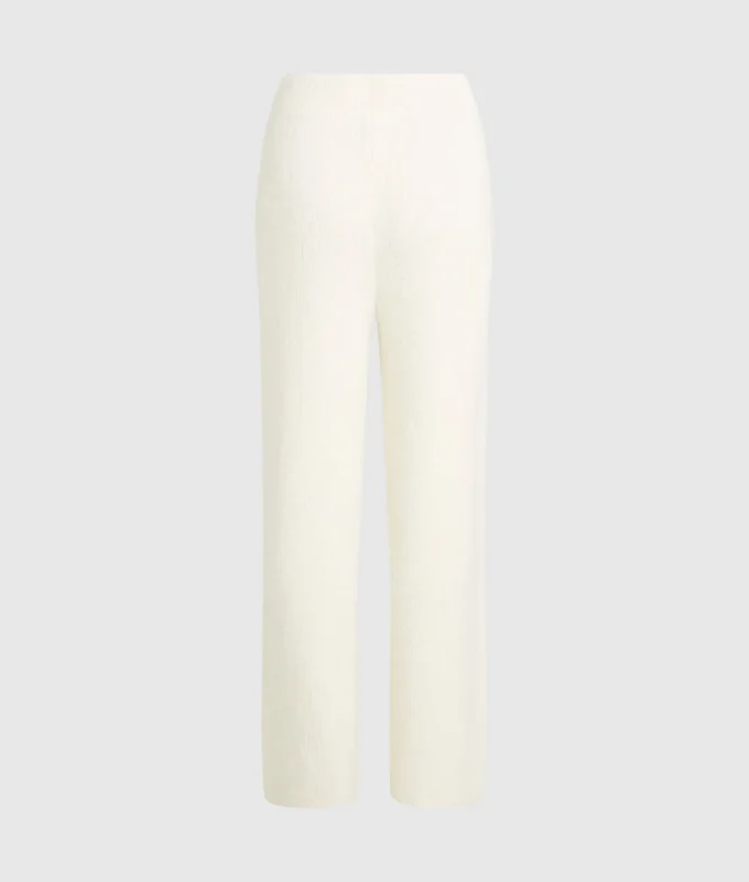Pantalon de détente en molleton signature Pantalon de détente en molleton signature