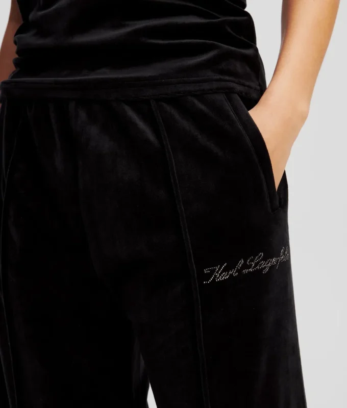 PANTALON DE JOGGING EN VELOURS HOTEL KARL PANTALON DE JOGGING EN VELOURS HOTEL KARL