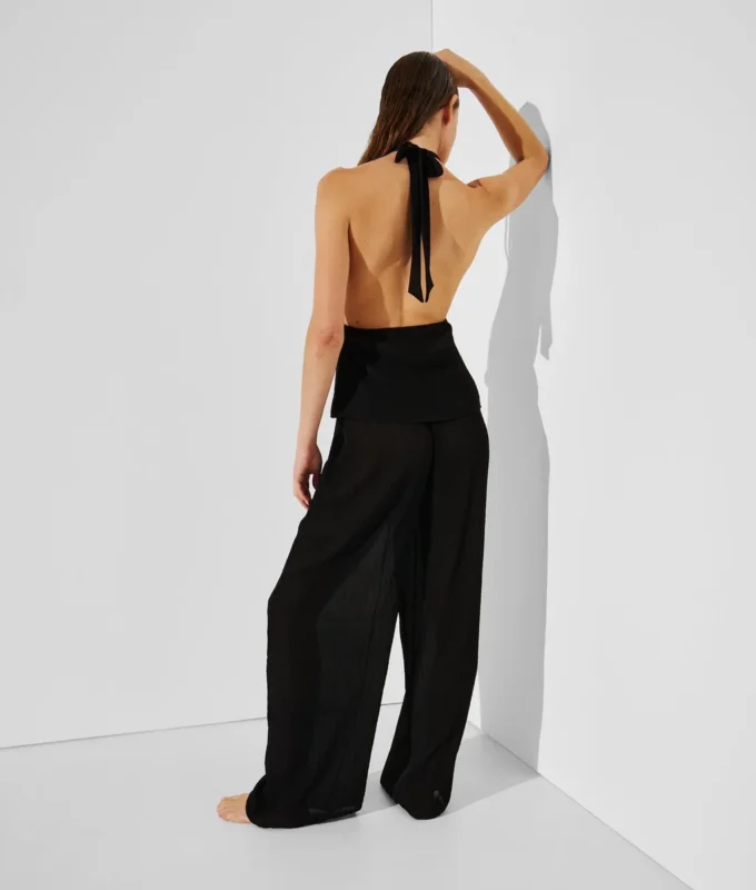PANTALON DE PLAGE PLISSÉ PANTALON DE PLAGE PLISSÉ