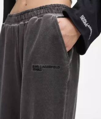 Pantalon de survêtement large délavé